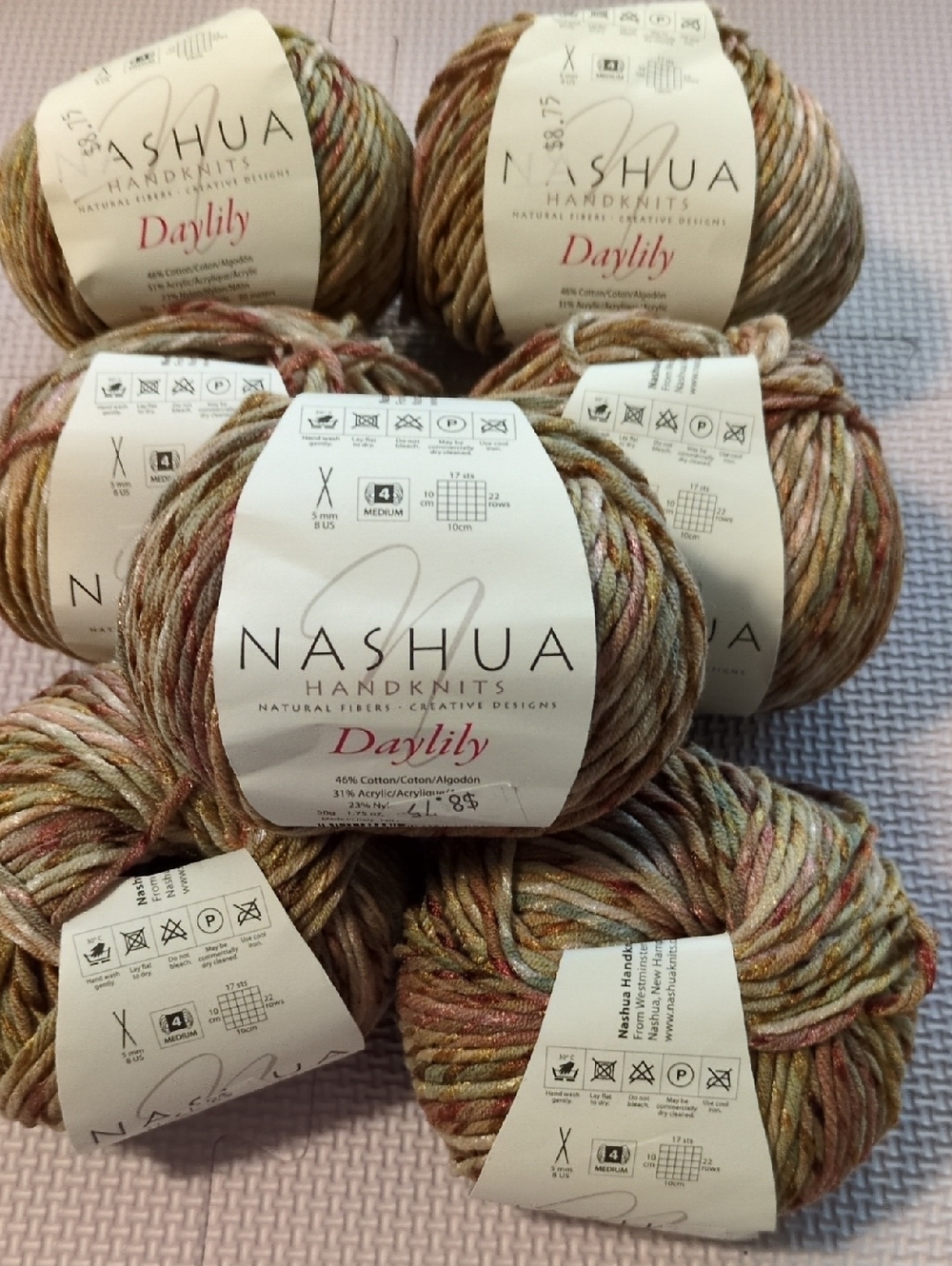 Nashua Handknits - Daylily Multicolour Yarn - 7 Balls